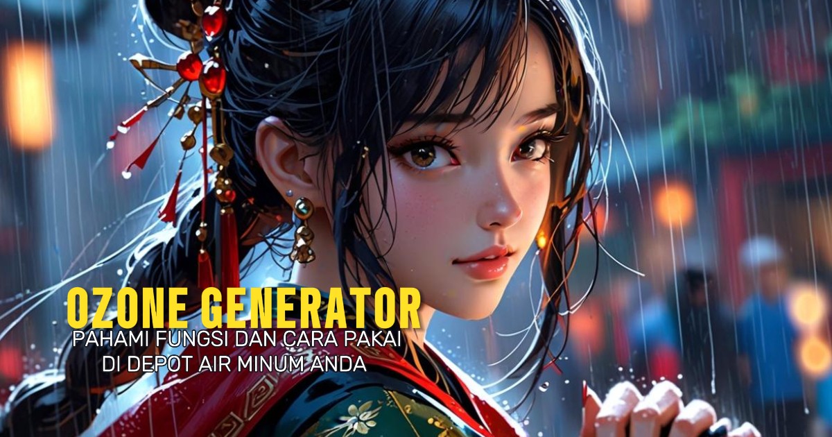 Fungsi dan cara pakai ozone generator di depot air minum isi ulang FujiRO