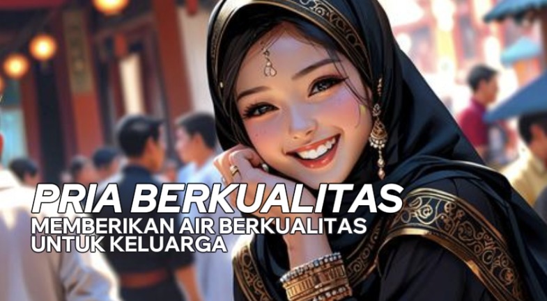 Wanita mendambakan air berkualitas hasil teknologi Reverse Osmosis FujiRO